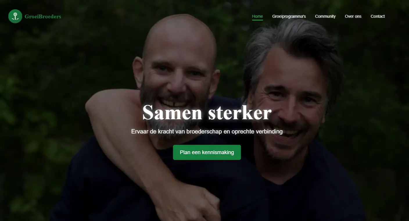 De website van Groeibroeders